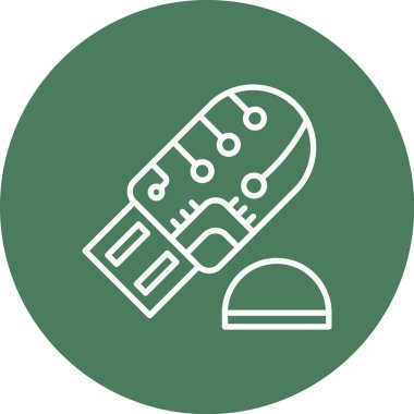 Modern b 'nin vektör illüstrasyonu eksik simgesi