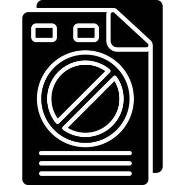 Çamaşır makinesi. Basit resimleme