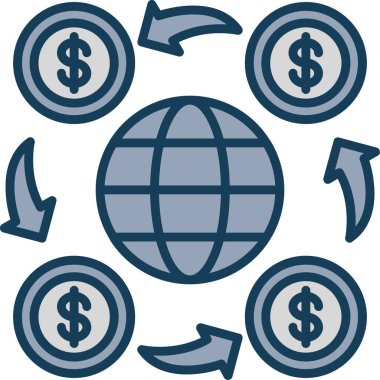 iş dünyasının genel finans simgesi