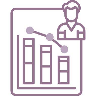 Çizelge. Web simgesi basit illüstrasyon