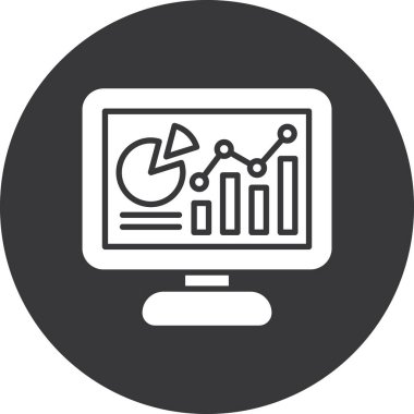 seo modern simgesinin vektör illüstrasyonu