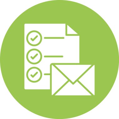 posta simgesi, vektör illüstrasyonu