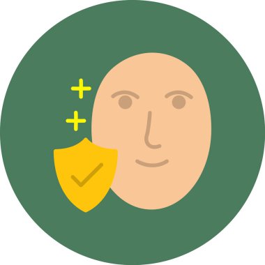 Bir insan simgesinin vektör illüstrasyonu