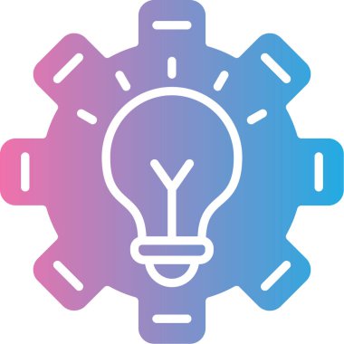 Ampul Ağı simgesi, basit vektör illüstrasyonu