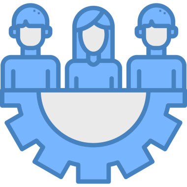 takım dişlisi insan simgesi