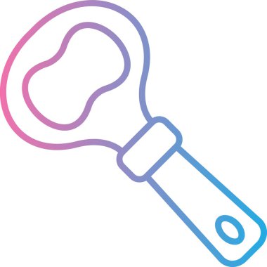 Kaşık. Web simgesi basit illüstrasyon