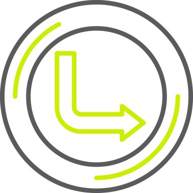 cw kontur simgesini döndür