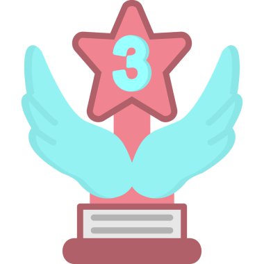 Simge ödülünün vektör çizimi