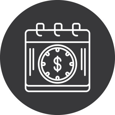 business finanse vektör simgesi modern basit vektör illüstrasyonu