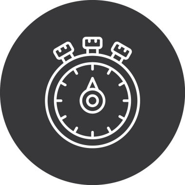 Pusula simgesinin vektör illüstrasyonu