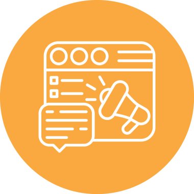 seo modern simgesinin vektör illüstrasyonu