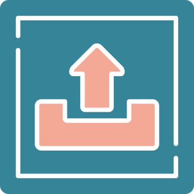 gönderme simgesi, vektör illüstrasyonu