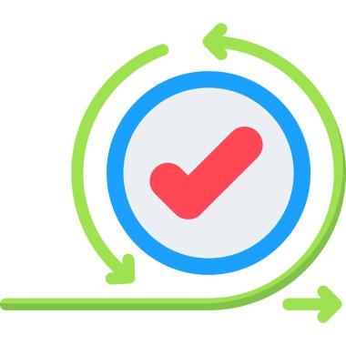 tasdikli taslak biçiminde onaylanmış onay simgesi