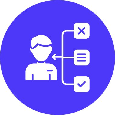 kullanıcı. Web simgesi basit illüstrasyon