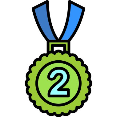 Madalya ikonu, özet tarzı