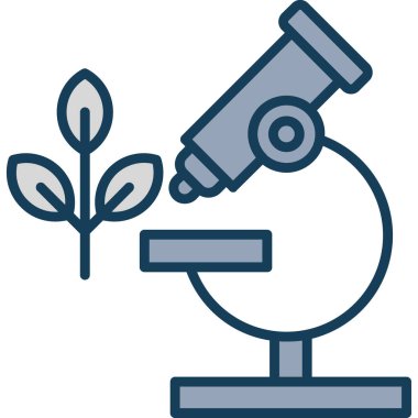 Bahçe bitkisi yetiştirme ikonu - ana hatları biçiminde