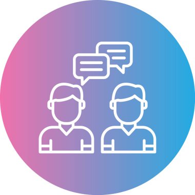 İnsan simgesinin vektör illüstrasyonu