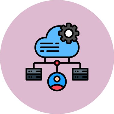 illüstrasyon için ağ simgesi