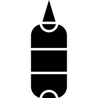 şişe simgesi, basit vektör illüstrasyonu