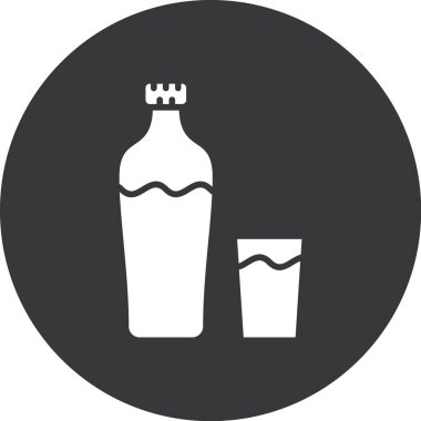 su içeceği vektör illüstrasyonu