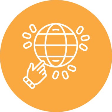 seo modern simgesinin vektör illüstrasyonu