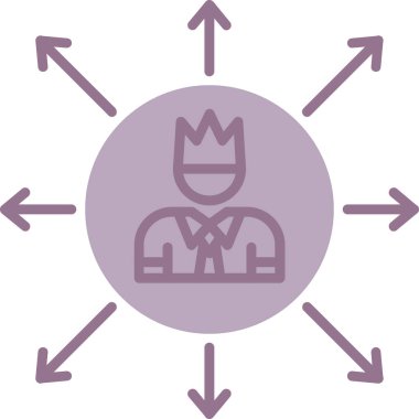 İş simgesi finansmanının vektör illüstrasyonu