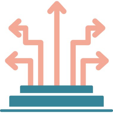 Ok. Web simgesi basit illüstrasyon