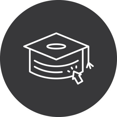 Eğitimin vektör illüstrasyonu modern simge