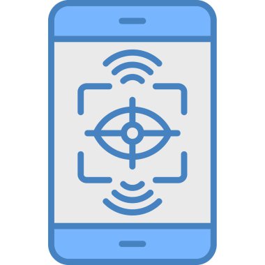 - Telefon. Web simgesi basit illüstrasyon