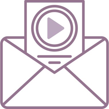 zarf posta simgesi illüstrasyon sembolü