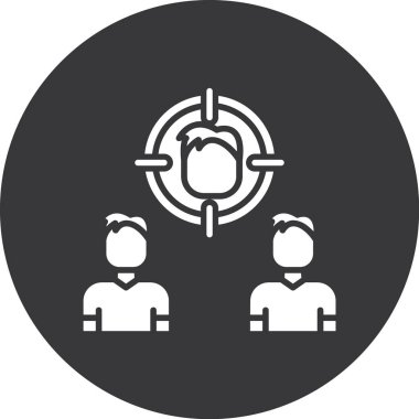 Seo simgesinin vektör illüstrasyonu