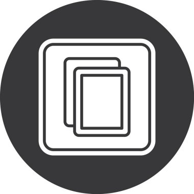 Moda tarzı izole edilmiş arkaplanda kitap simgesi