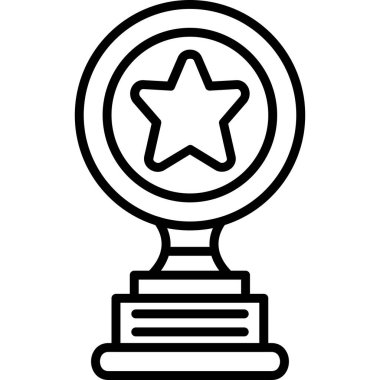 kupa simgesi vektör illüstrasyonu