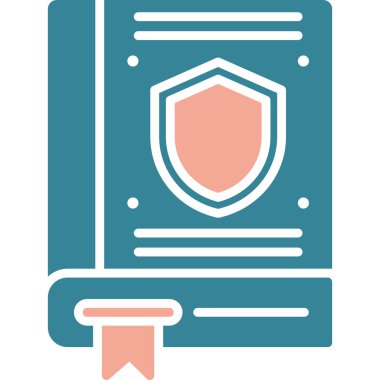 güvenlik simgesi modern vektör illüstrasyonu