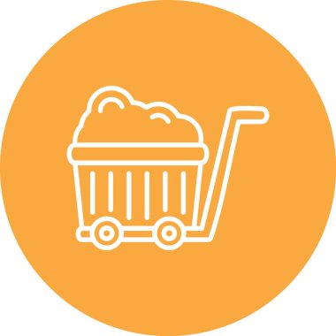 cart vector icon modern simple illustration