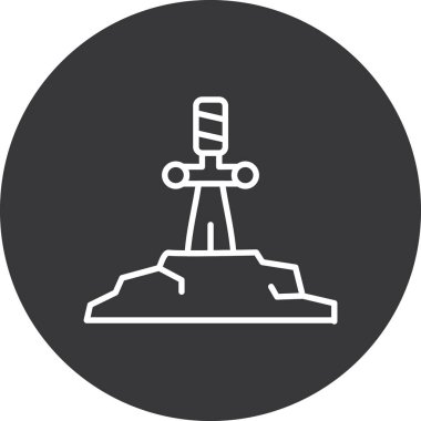 Kişisel pusulanın vektör simgesi