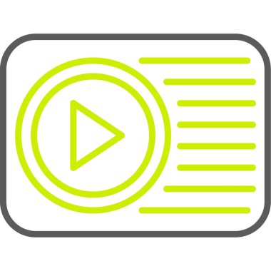 Çal düğmesi simgesi. vektör illüstrasyonu