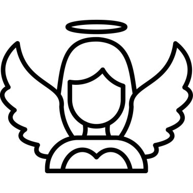 melek kanatları simgesi ana hatlarıyla