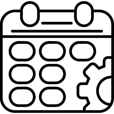 takvim tarihi olay simgesi ana hat biçiminde