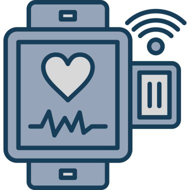 cep telefonu simgesi, vektör illüstrasyonu basit tasarım