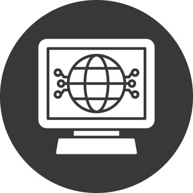 Web tasarım ikonu vektör illüstrasyonu