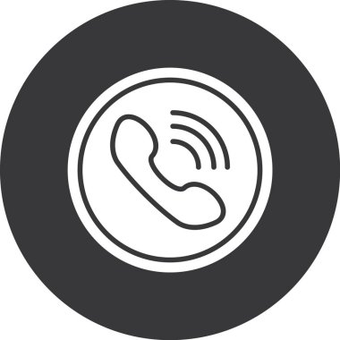 Vektör telefon simgesi illüstrasyonu