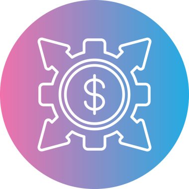 Seo simgesinin vektör illüstrasyonu