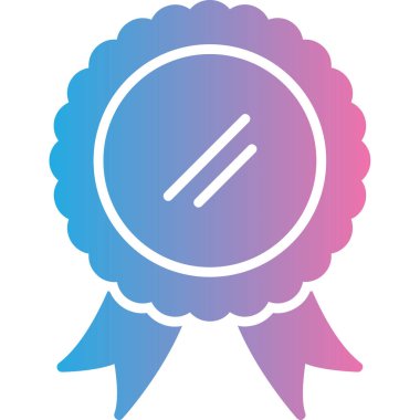 Madalya simgesinin vektör illüstrasyonu