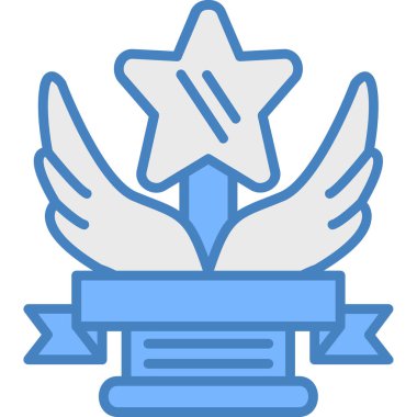 rozet kurdele simgesi