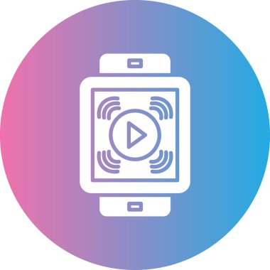 Uygulama modern simgesinin vektör illüstrasyonu