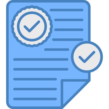 Belge. Web simgesi basit tasarım