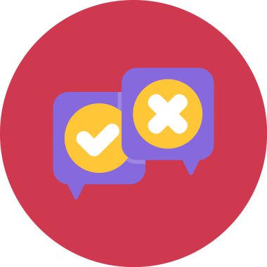 Konuş. Web simgesi basit illüstrasyon