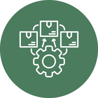 Simgeyi ayarlamanın vektör illüstrasyonu