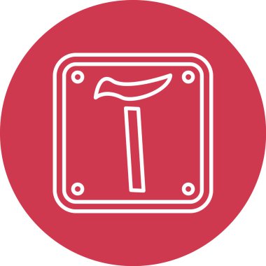 Projeniz için vektör çekiç simgesi